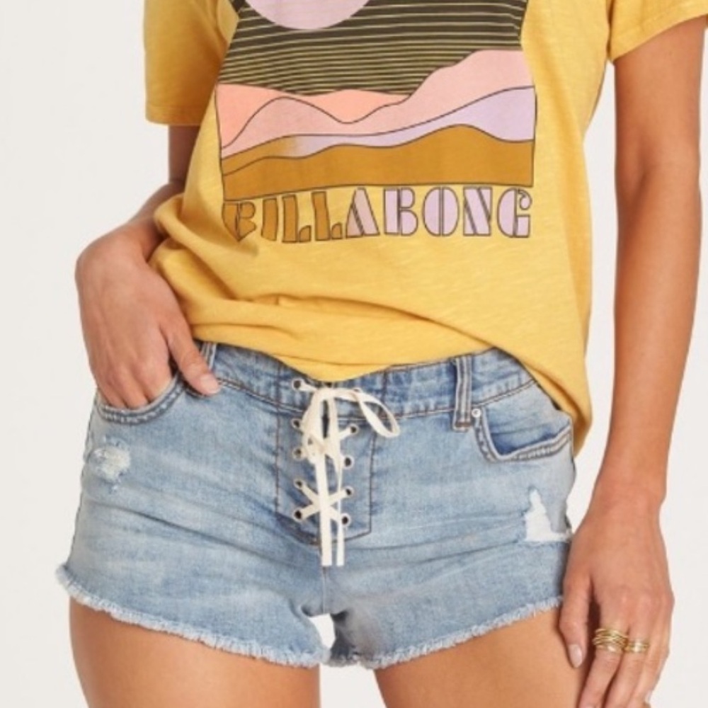 Billabong lace up shorts